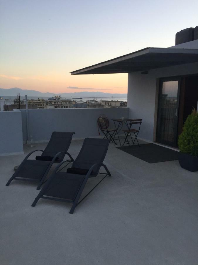 Stylish Seaview Rooftop Thessaloniki Exterior foto