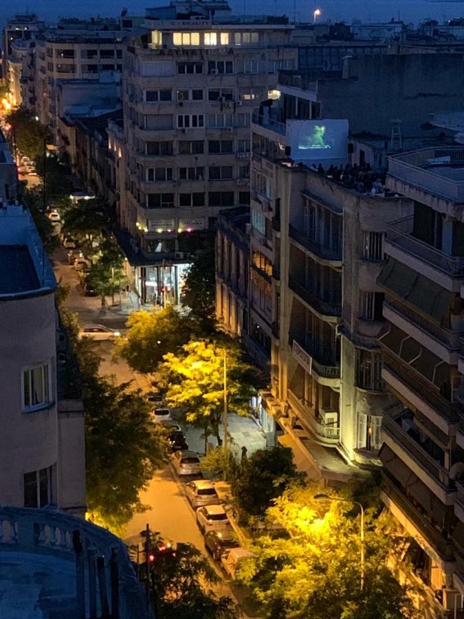 Stylish Seaview Rooftop Thessaloniki Exterior foto